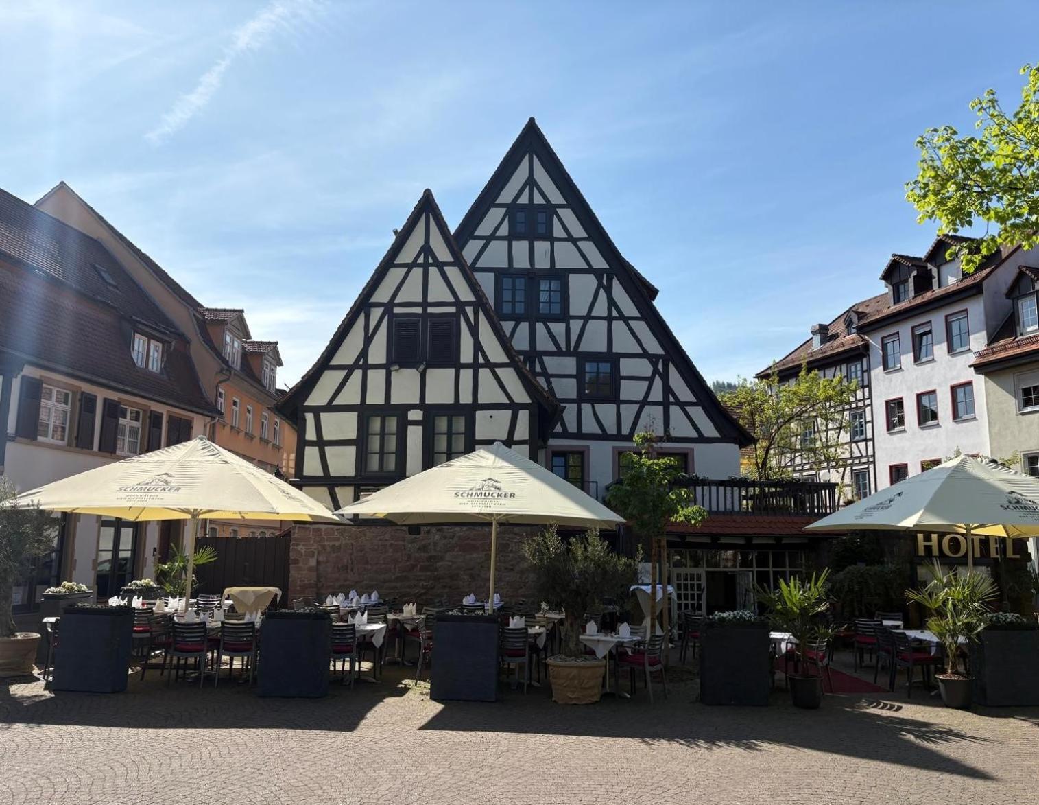 Hotel Restaurant Altes Badhaus Eberbach  Exteriör bild